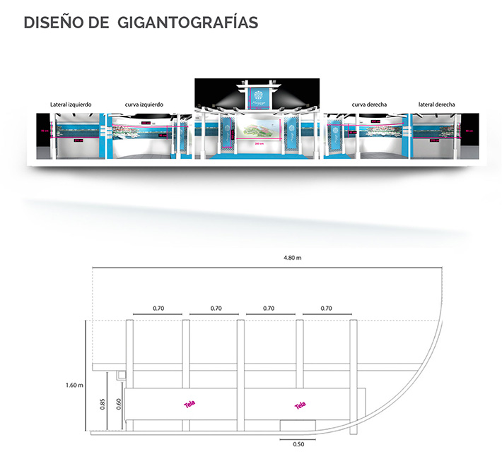 Diseño de Stand 3D Ecuador
